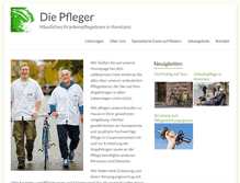Tablet Screenshot of die-pfleger-konstanz.de